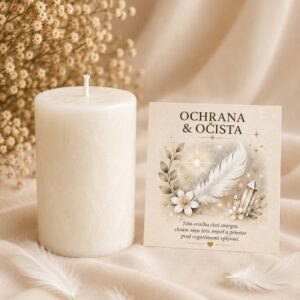 Biela sviečka • Ochrana & očista